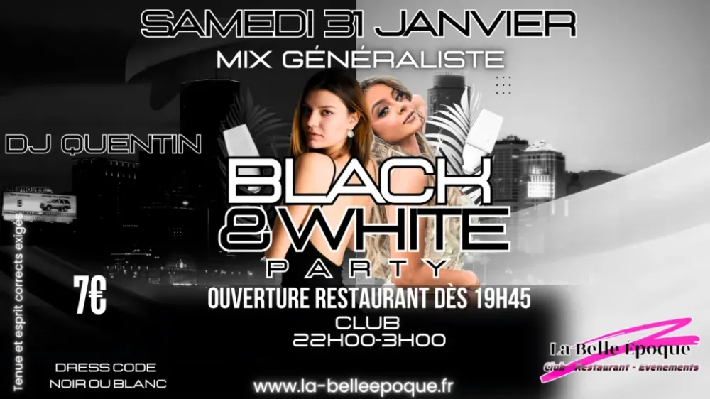 DJ Mix 80 à nos jours Dj quentin Black & White